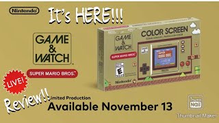 Product Review - Nintendo Game & Watch: Super Mario Bros - Mario 35th Anniversary