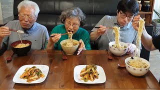 5 minutes quick! Making a Set of 3 Cold Ramen (Recipe)