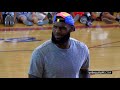 LeBron James TAKES OVER As Coach & Gets INTO it w REF!! Bronny & Blue Chips CRAZY OT GAME!!
