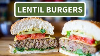 Incredible Lentil Burgers (Best Tasting All-Veggie Patty I've Made – Vegan + Gluten Free)