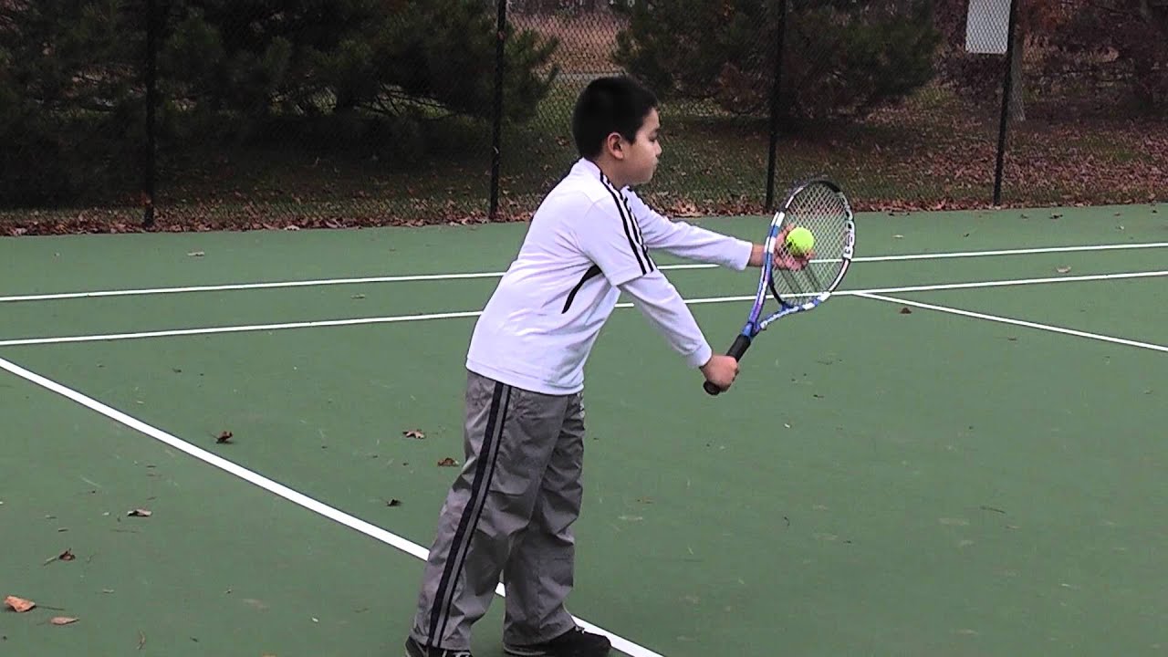 How To Serve A Tennis Ball - YouTube