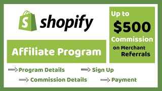 Shopify Affiliate Program [2024] | Earn Money from Shopify