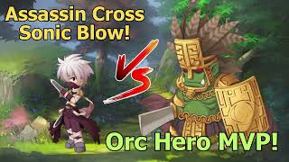 Ragnarok Online Assassin Cross vs Orc Hero MVP #ragnarokonline #assassincross #orchero