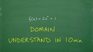 Domain of a Function – Understand in 10 min