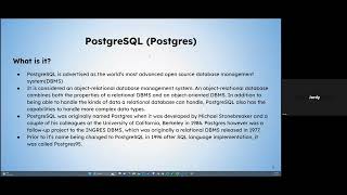 Obas-Mensah Research Project CS623- OODBMS and PostgreSQL