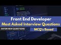 Front-End Developer MCQs | 100+ Interview Questions (HTML, CSS, JavaScript, React) | Creative Nexus