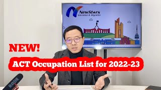 ACT Nomination Occupation List for 2022-23 Financial Year | Critical Skills List - Canberra Matrix