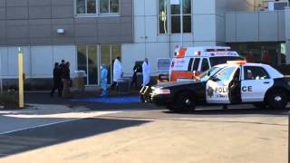 Crews decontaminate ambulance with suspected Ebola patient