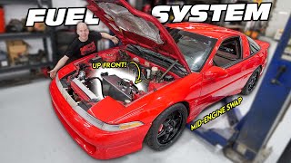 Fuel Tank UNDER THE HOOD!? Custom Fuel System For The MID-ENGINE Eclipse!