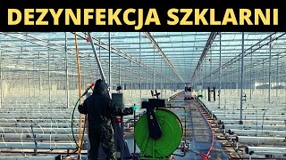 DEZYNFEKCJA SZKLARNI PO SEZONIE 10 HEKTARÓW