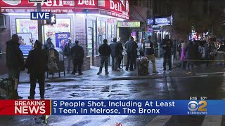 Gunman Opens Fire On Crowd In The Bronx, Injuring 5 Including Teen And Child