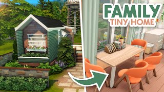 Colorful Family Tiny Home // The Sims 4 Speed Build