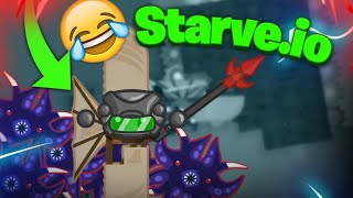 Starve.io Kraken Raiding 2 salty MT kids