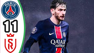 PSG vs Reims 1-1 || Highlights \u0026 All Goals - Résumé | Ligue 1 2024-2025