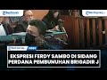 Ekspresi Ferdy Sambo di Sidang Perdana Pembunuhan Brigadir J di PN Jaksel