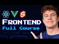 Frontend Full Course | Learn React.js Svelte & Vue.js in 8 hours