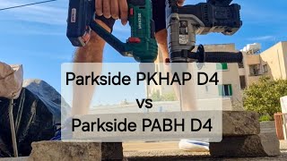 Ultimate Review \u0026 Test: Parkside Performance PKHAP D4 vs. Parkside PABH D4 Hammer Drills (LINK!)