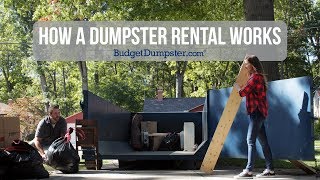 How A Dumpster Rental Works | Budget Dumpster