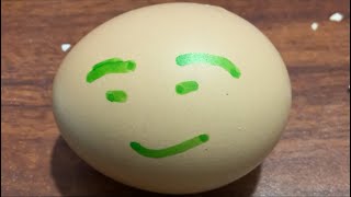 Raw egg peeling challenge : ASMR Live #136