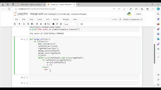 Learn Python|Lesson#40 Part(a)|| Merge Sort in detail ||#programming #python#coding