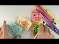 Совсем БЕЗ КЛЕЯ diy kawaii БЛОКНОТИК ИЗ 1 ЛИСТА БУМАГИ Мини канцелярия своими руками