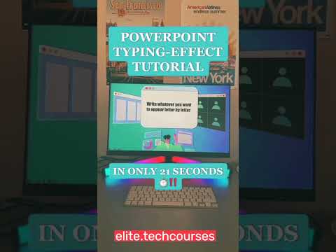 PowerPoint Text Animation - Typing Text Effect - Typewriter Effect ...