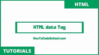 HTML data Tag