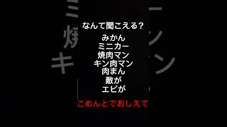 なんて聞こえる？　　　　#ひき肉です