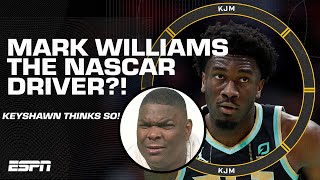 Keyshawn Johnson thought Hornets' Mark Williams was a NASCAR driver 🤣 | KJM