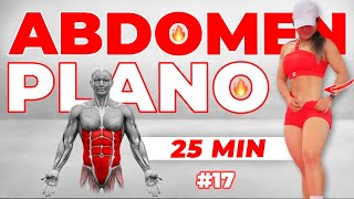 (#17) ABDOMEN PLANO con 25 MINUTOS DIARIOS - Fortalecer Abdomen en CASA - Vientre Plano