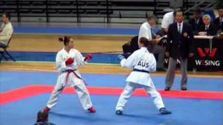 Alysha Dew - 2010 WKF World Titles Serbia