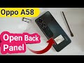 Oppo A58 Open Back Panel