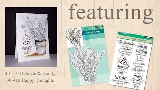 Stamp and Paint with Mimi: Delicate \u0026 Dainty