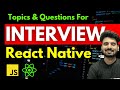 React Native Interview Topics & Questions  | Engineer Codewala