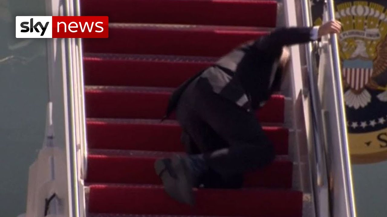 Falling Down Stairs Gif I Cant