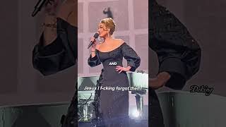 Adele Hilariously Forgot Her Own Lyrics 😂#adele #shorts