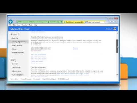 How to add a mobile phone number to your Outlook.com How to add a mobile phone number to your Outlook.com