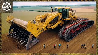 Gigantic Dangerous Agricultural Machines Operating At An Insane Level