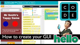 Code.org App Lab 1 - Creating a GUI