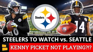 Kenny Pickett NOT Playing Preseason Opener? Steelers vs Seahawks Preview + Steelers Players To Watch