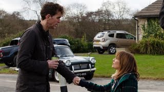 Emmerdale Rhona gets down on her knees as her mother strolls to town