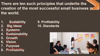 App Econ - Lesson 10 - Principles in Creating a Business