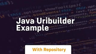 java uribuilder example