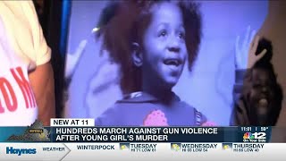 Over 200 march for Hopewell community walk to honor life of slain 8-year-old