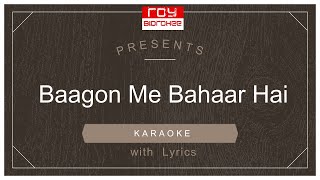 Baghon Mein Bahar | Lata Mangeshkar, Mohd.Rafi & R.D.Burman | Aradhana | FULL KARAOKE with Lyrics