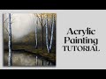 Acrylic (& Oil) Landscape Tutorial