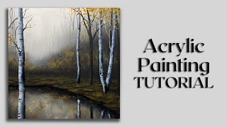 Acrylic (& Oil) Landscape Tutorial
