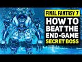 Final Fantasy 7 Remake - How To Beat The Secret End Game Boss 