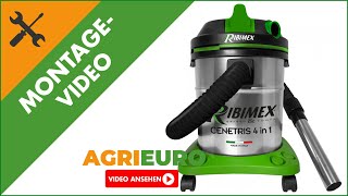 Montagevideo Mehrzwecksauger + Aschesauger RIBIMEX Modell Cenetris