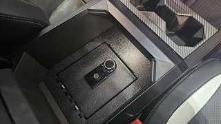 Cybertruck Center Console Lock Box Install